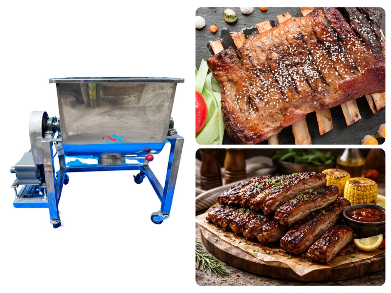 Hướng dẫn kỹ thuật nướng sườn sau khi ướp sa tế Hướng dẫn kỹ thuật nướng sườn sau khi ướp sa tế