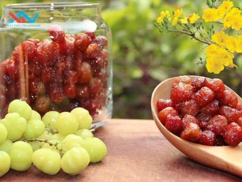 cách làm mứt chùm ruột