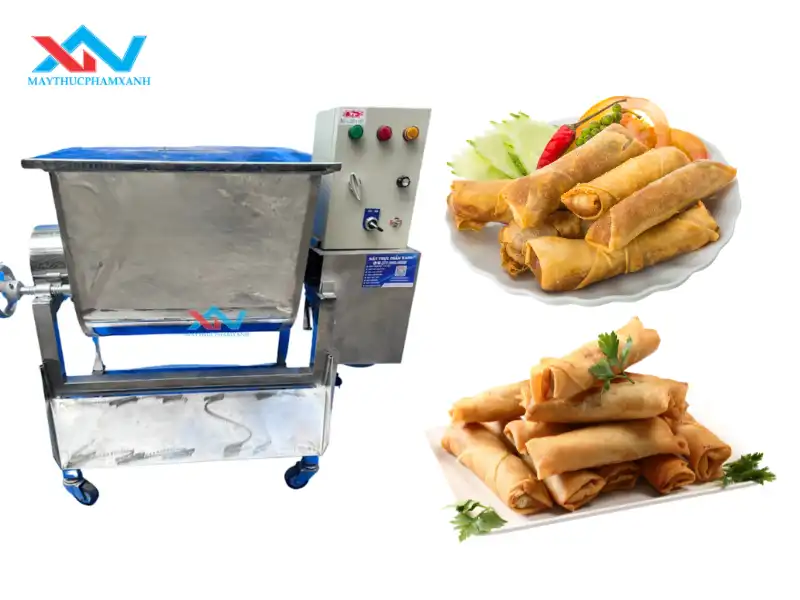 máy trộn làm chả giò chay