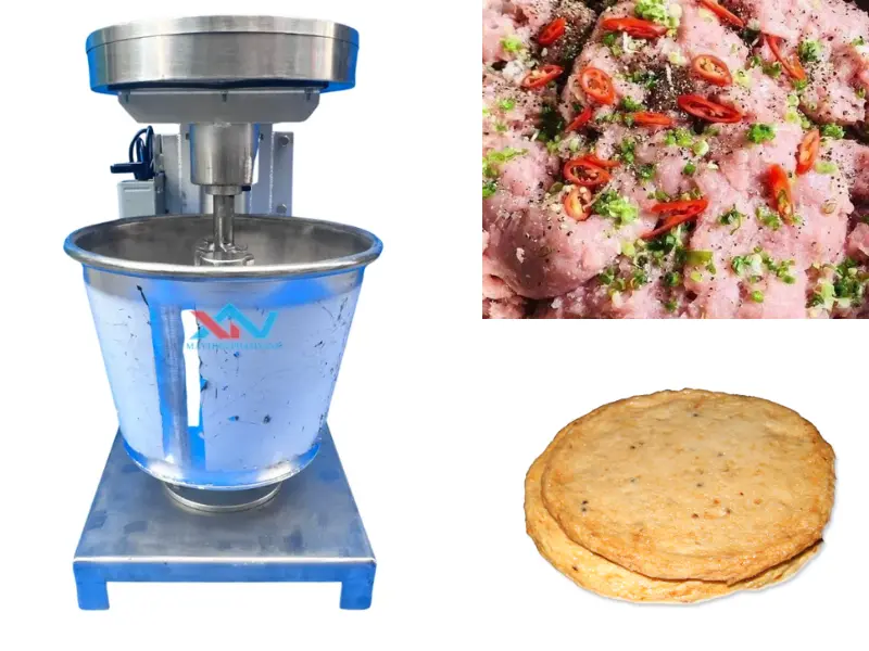 Máy quết chả cá công nghiệp 1 mô tơ Máy quết chả cá công nghiệp 1 mô tơ