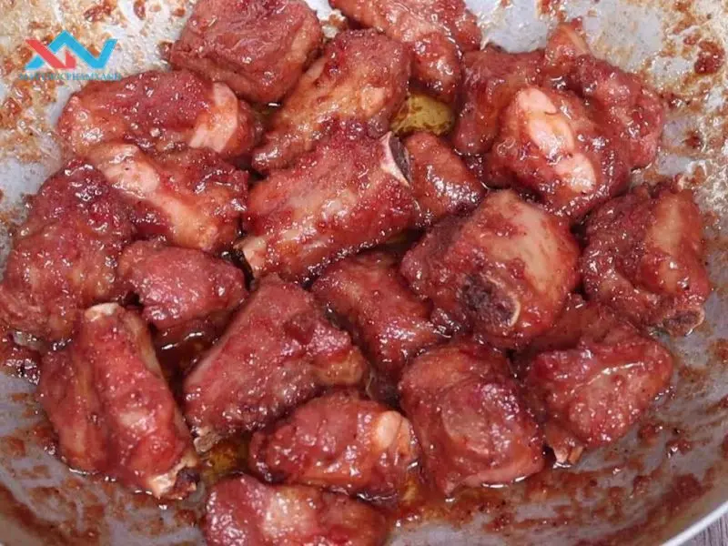cách làm sườn xá xíu