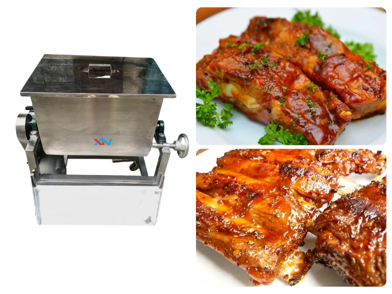 Ưu điểm vượt trội của máy trộn sườn tại Máy Thực Phẩm Xanh