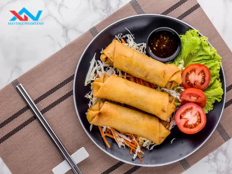 máy trộn làm chả giò chay