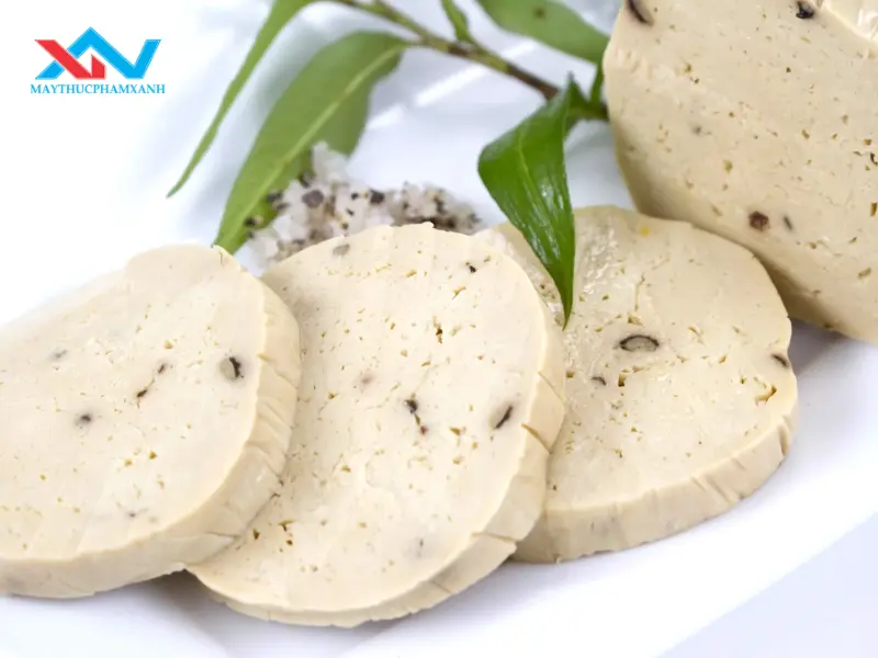 Máy trộn thực phẩm nằm ngang làm chả chay