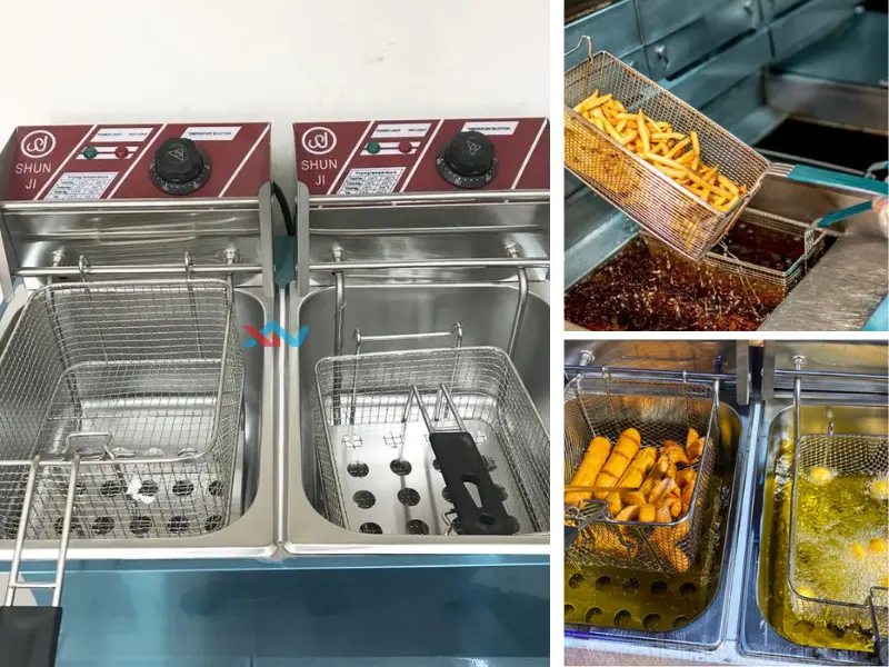 bếp chiên 2 ngăn bếp chiên 2 ngăn
