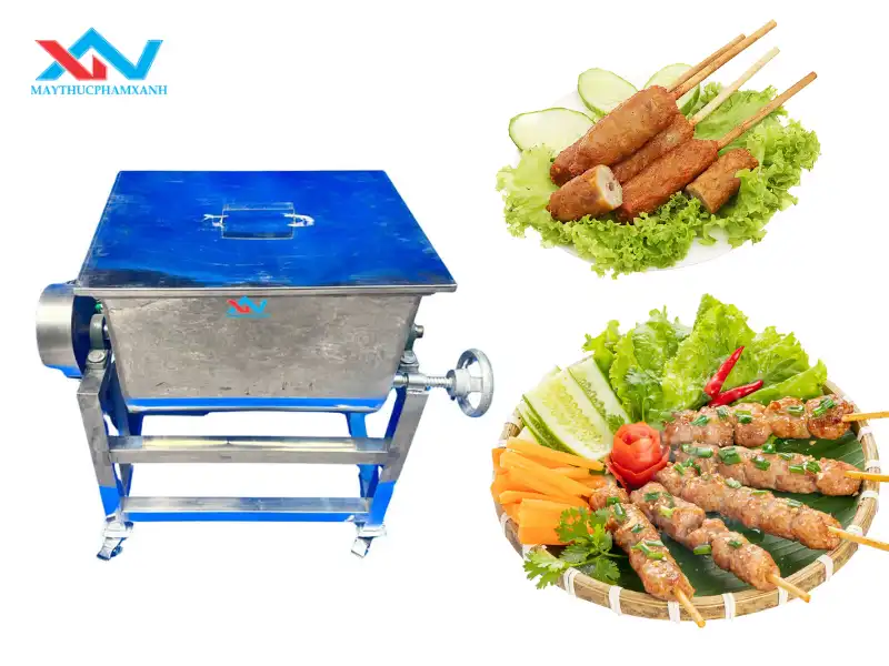 máy trộn thịt làm nem nướng