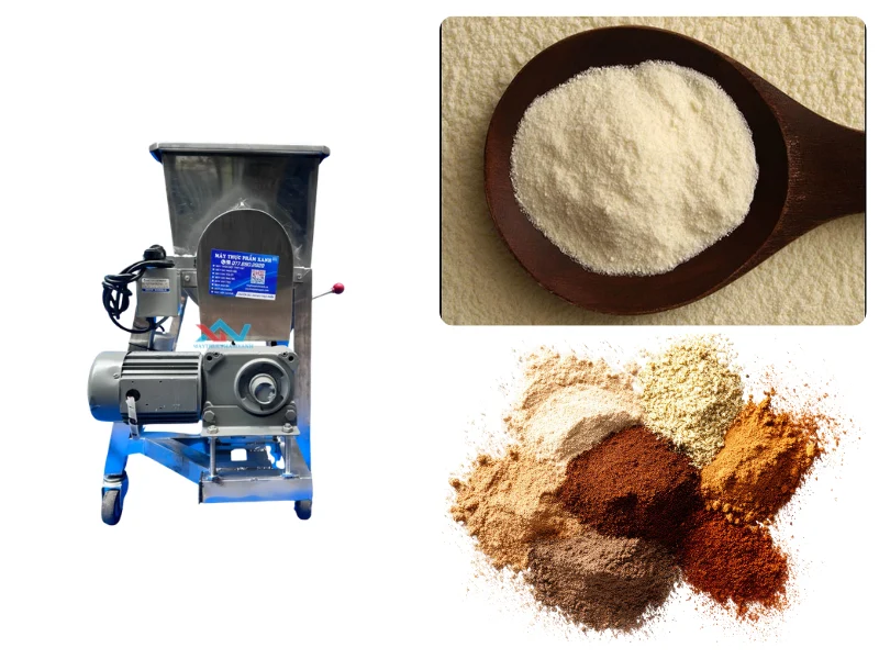Ứng dụng máy trộn gia vị khô trong ngành thực phẩm