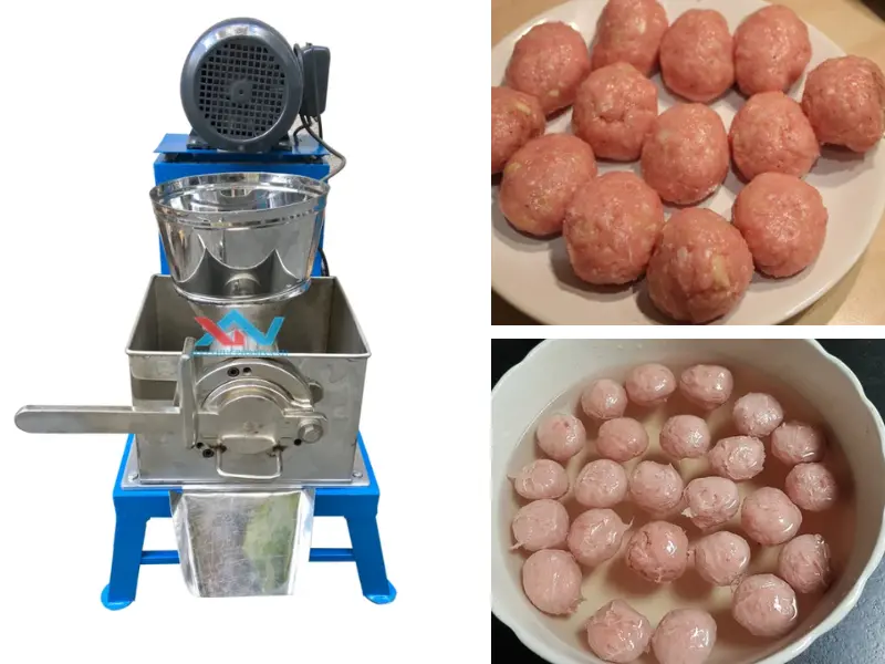 Máy quết bò viên công nghiệp Máy quết bò viên công nghiệp