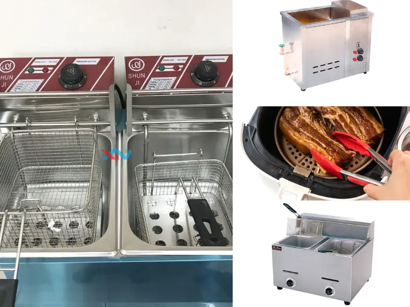 So sánh bếp chiên nhúng điện với các loại bếp khác So sánh bếp chiên nhúng điện với các loại bếp khác