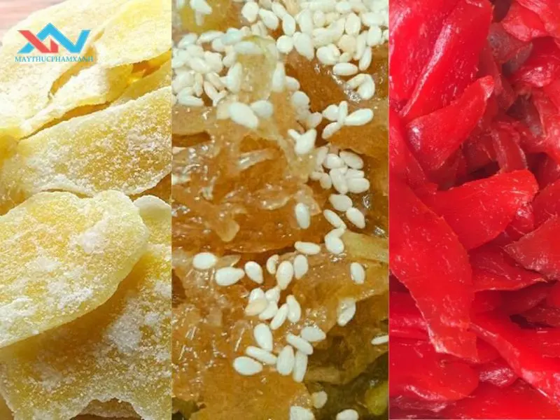Các biến thể mứt gừng phổ biến