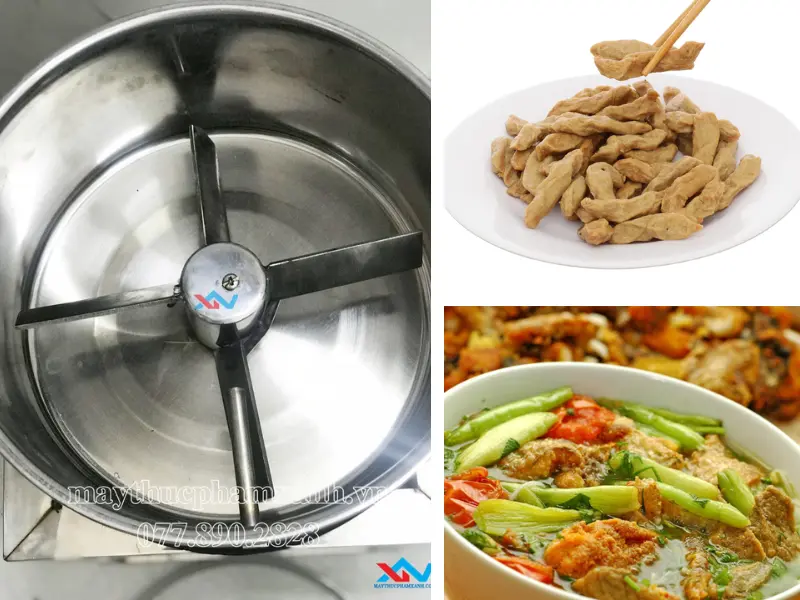 Máy quết chả cá thác lác mini 1kg Máy quết chả cá thác lác mini 1kg