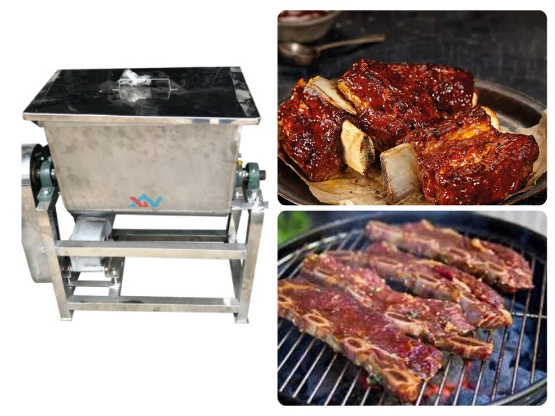 ướp sườn nướng kiểu mỹ