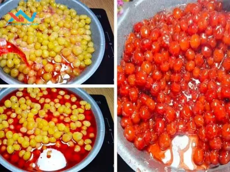 cách làm mứt chùm ruột