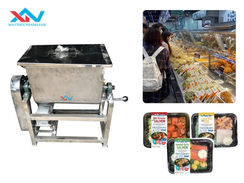 Lựa chọn máy trộn thịt nằm ngang cho siêu thị phù hợp với ngân sách