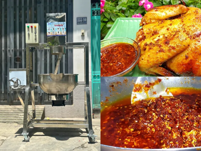 máy xào sa tế máy xào sa tế