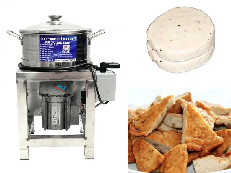 Máy quết chả cá thác lác mini 1kg Máy quết chả cá thác lác mini 1kg