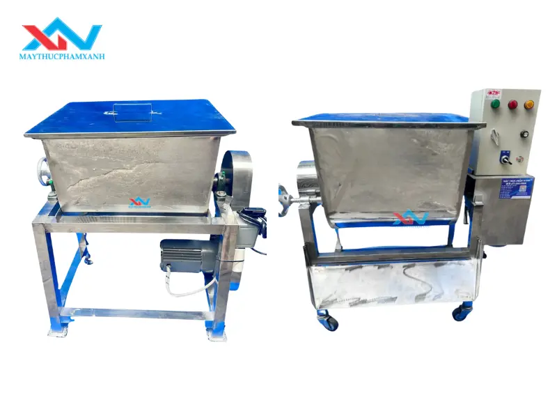 Máy trộn thịt nằm ngang cho siêu thị tại Máy Thực Phẩm Xanh