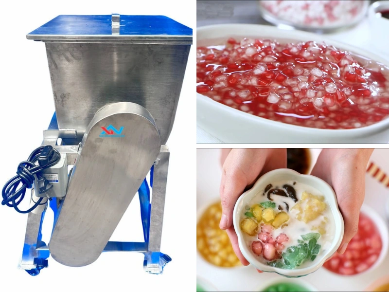 máy trộn hạt lựu củ năng