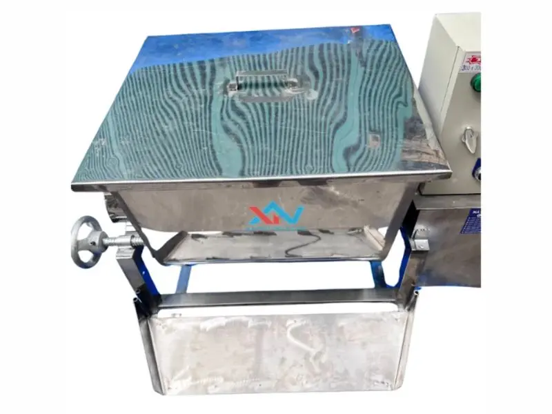 Máy trộn thịt nằm ngang có biến tần