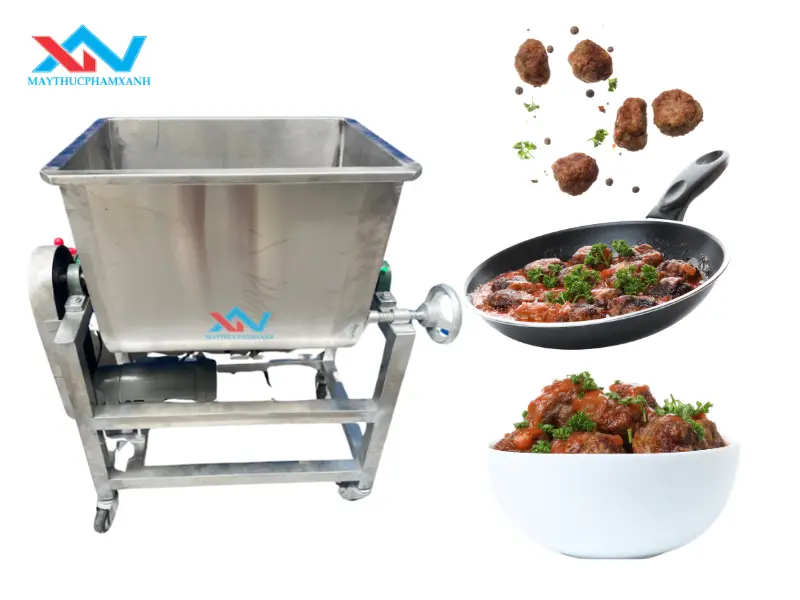 máy trộn thịt làm thịt viên máy trộn thịt làm thịt viên