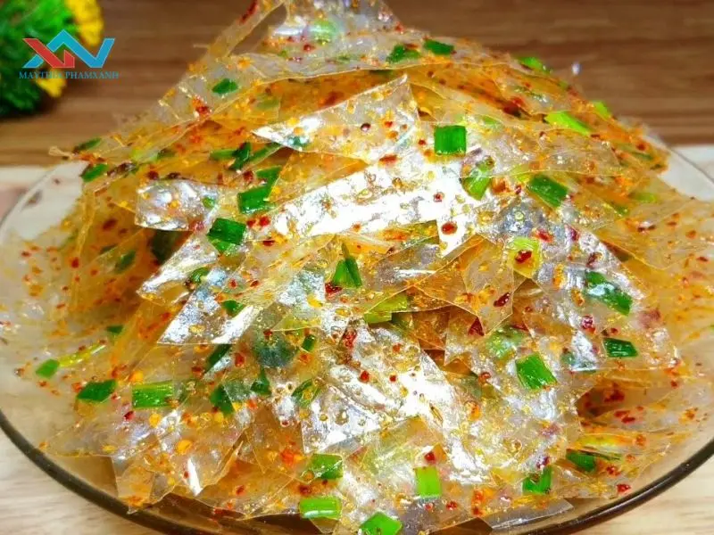 Bánh tráng tỏi mỡ hành 