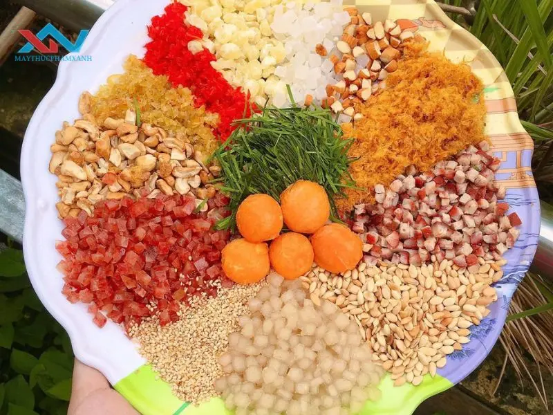 cách làm bánh trung thu thập cẩm