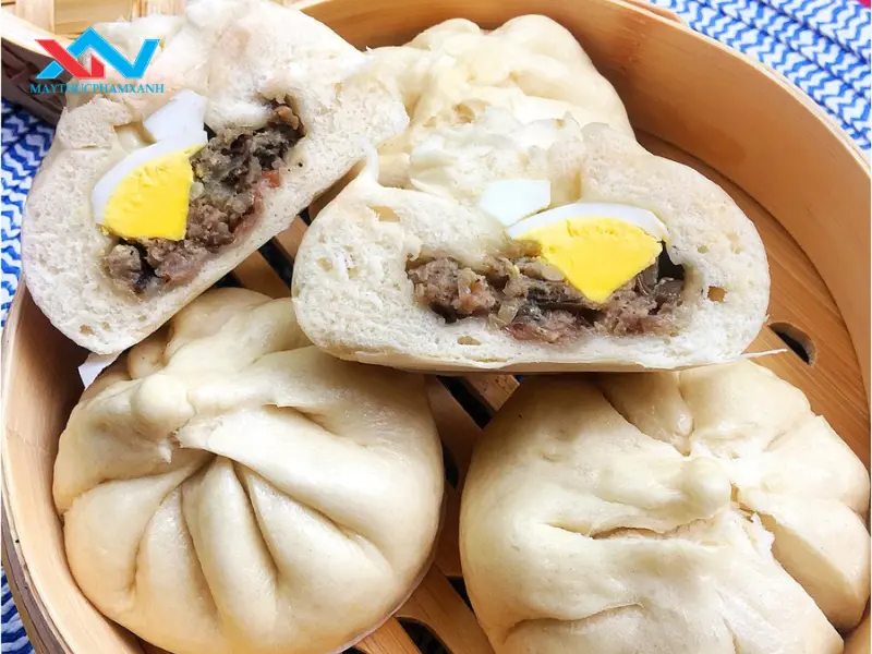 máy trộn thịt làm nhân bánh bao