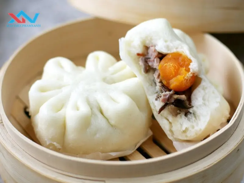 làm bánh bao bằng bột mì không cần bột nở