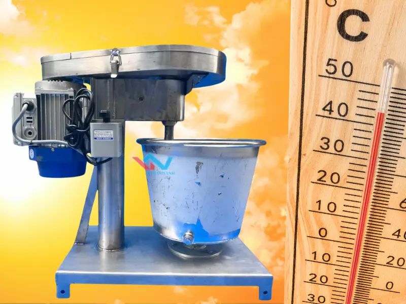 máy trộn bột bị nóng phải làm sao
