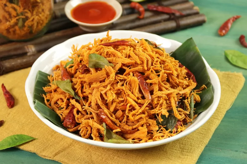máy trộn khô gà