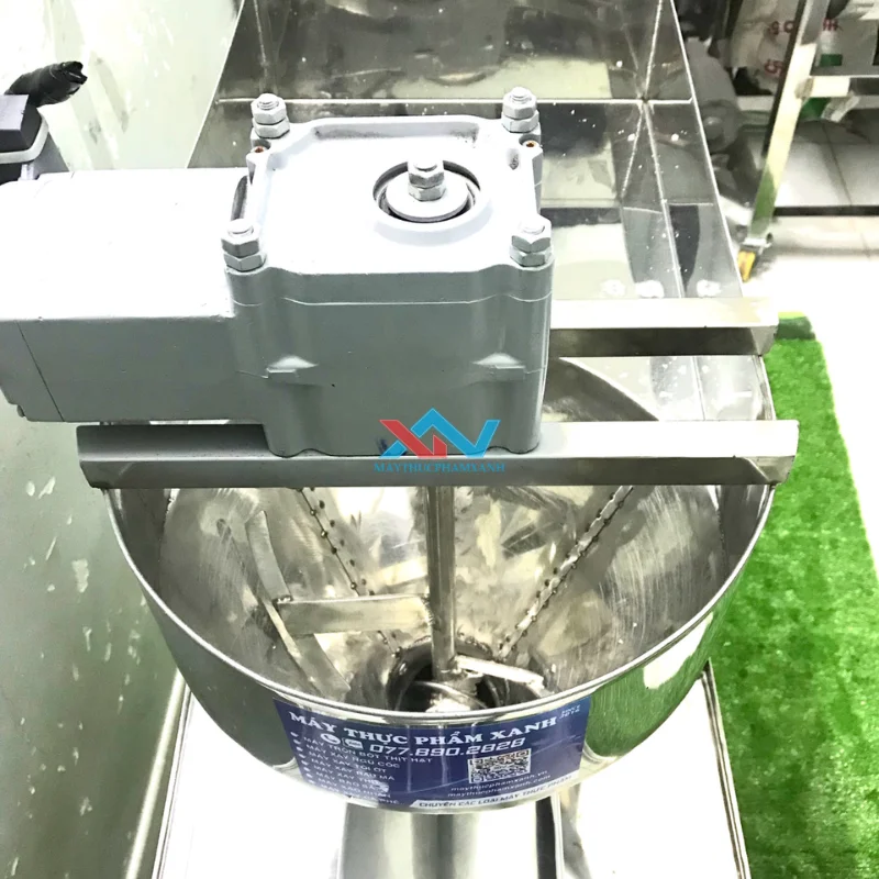 máy ép cốt dừa công nghiệp bằng điện 2 mô tơ