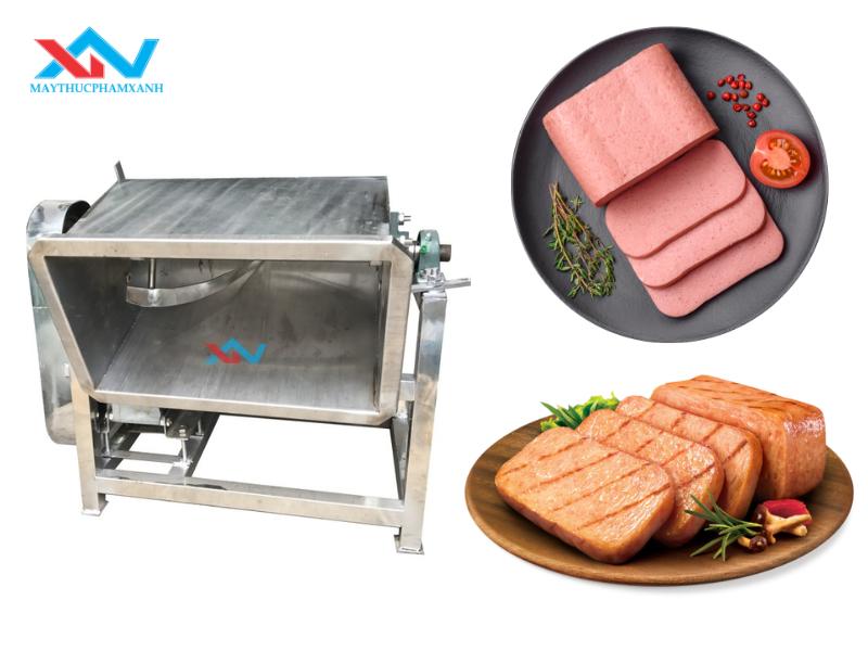 #Ứng Dụng Máy Trộn Thịt Làm Thịt Đóng Hộp Cao Cấp