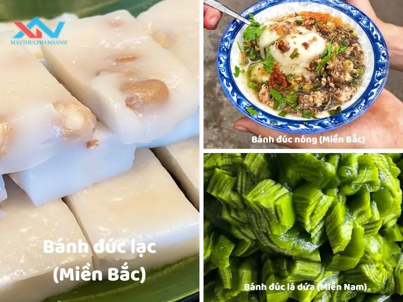 Các biến thể bánh đúc theo vùng miền Các biến thể bánh đúc theo vùng miền