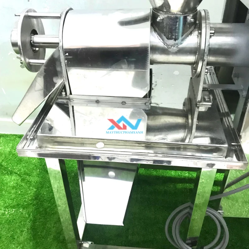 máy ép cốt dừa công nghiệp bằng điện 2 mô tơ