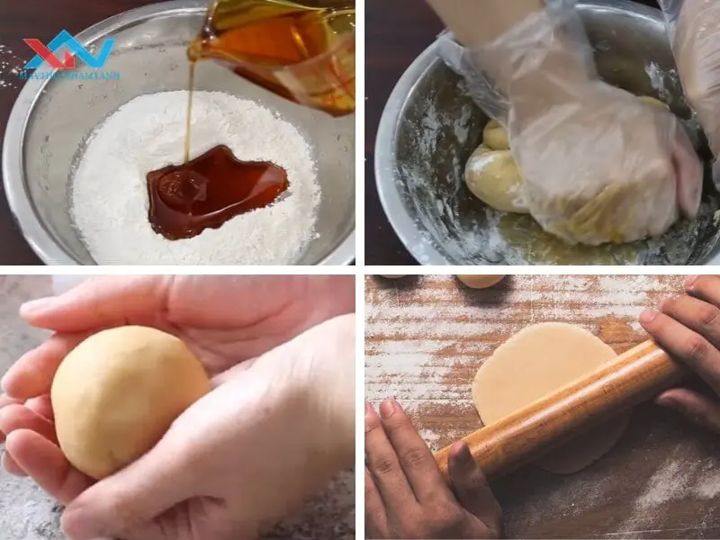 cách làm bánh trung thu nhân thập cẩm chay