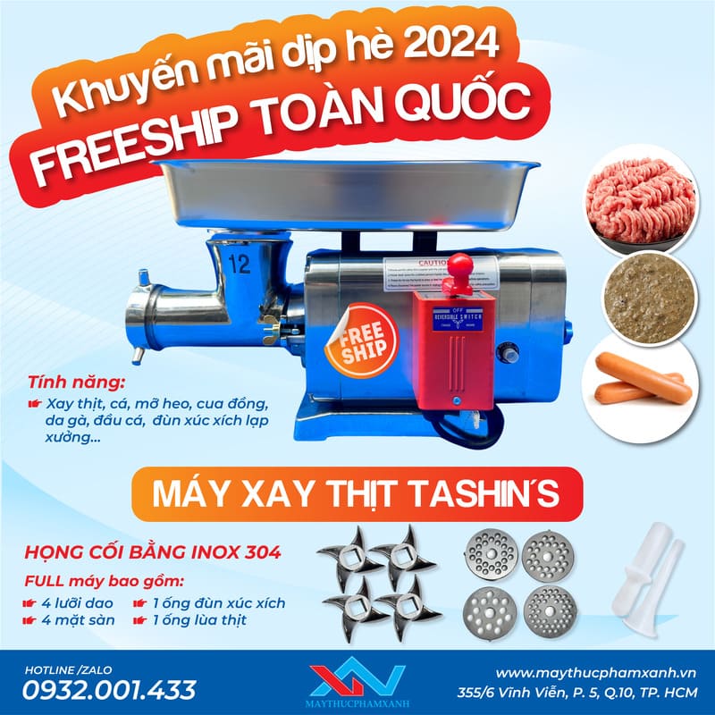 Máy xay thịt TASHIN'S