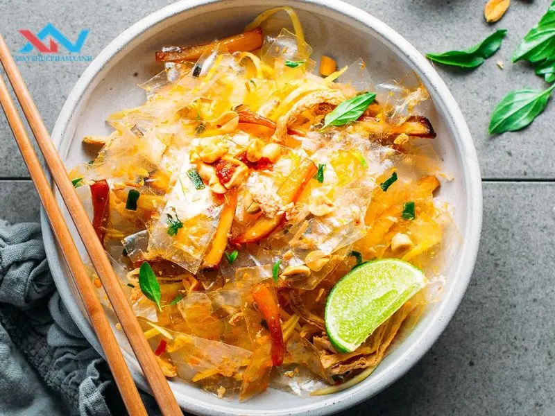 cách làm bánh tráng tỏi