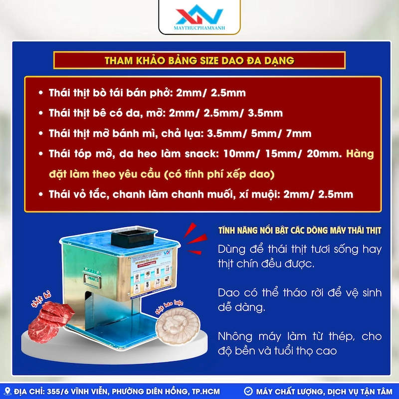 máy cắt giò thủ