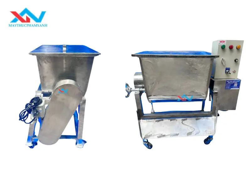 Mua máy trộn thịt nằm ngang bán cơm tấm ở Máy Thực Phẩm Xanh