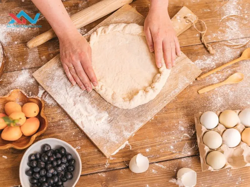 bột vỏ bánh trung thu bị khô