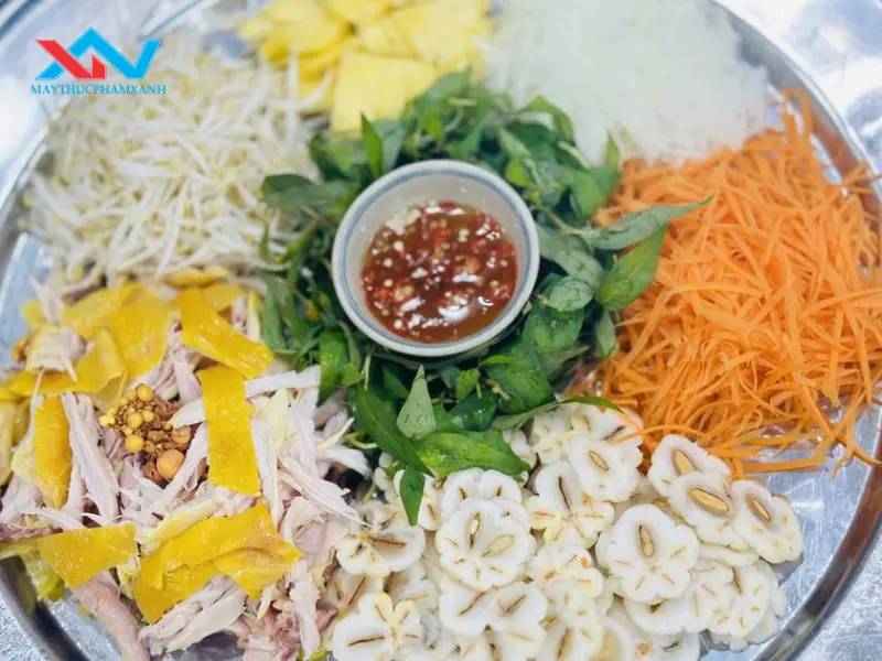 công thức trộn thịt gà ngon