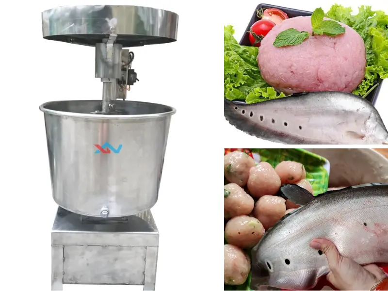 máy quết chả cá chợ Bình Điền máy quết chả cá chợ Bình Điền