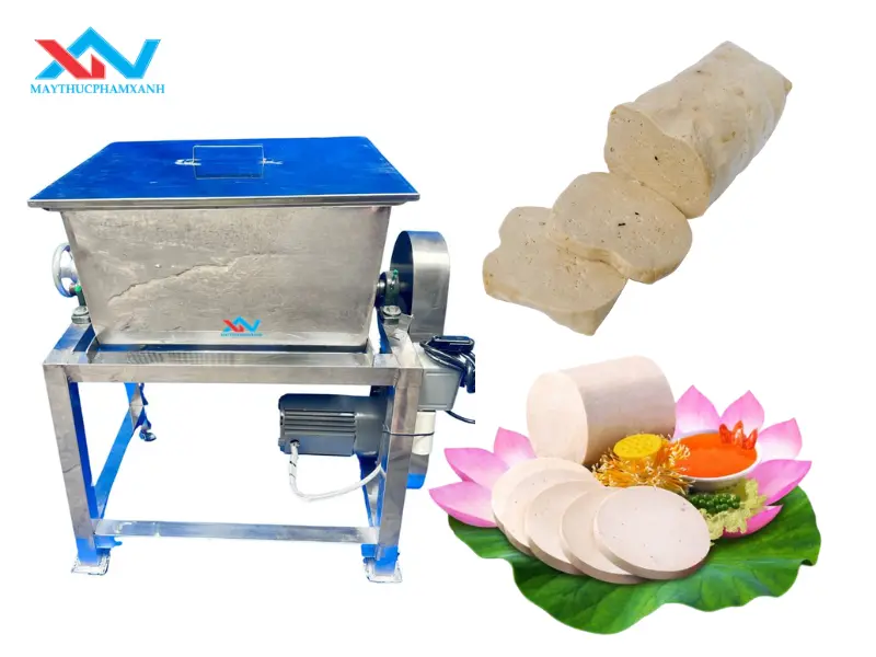 máy trộn chả chay