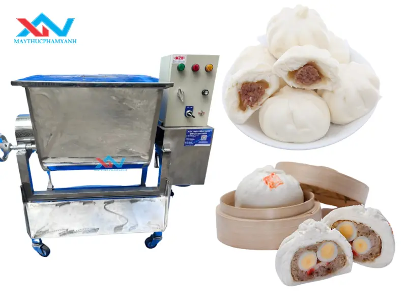 Mua máy trộn thịt nằm ngang uy tín và chất lượng tại Máy Thực Phẩm Xanh