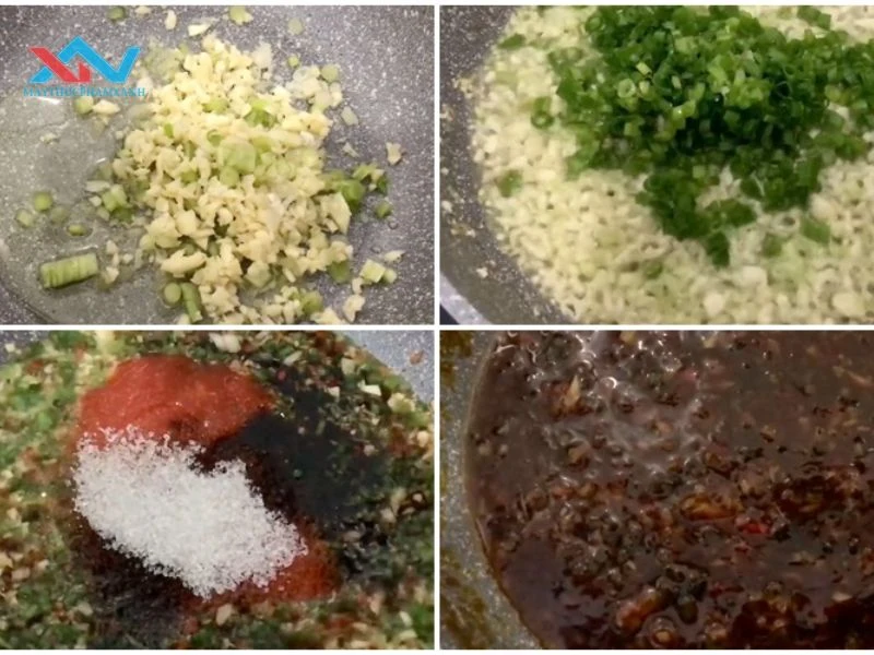 cách làm bánh tráng tỏi