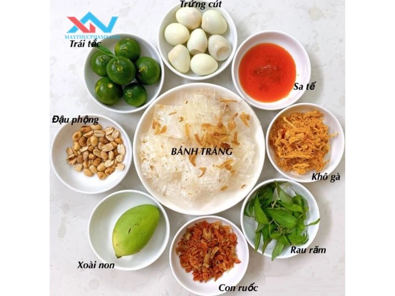 cách làm bánh tráng mỡ hành