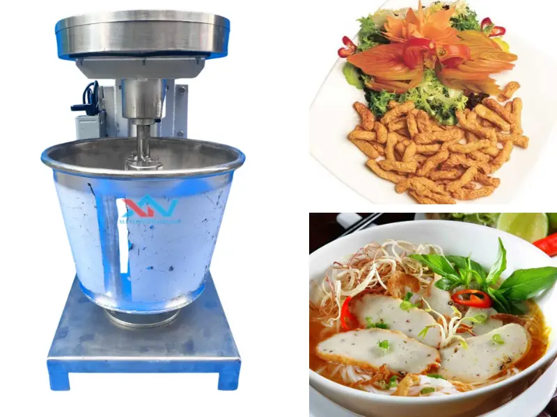 Máy quết chả cá công nghiệp 1 mô tơ Máy quết chả cá công nghiệp 1 mô tơ