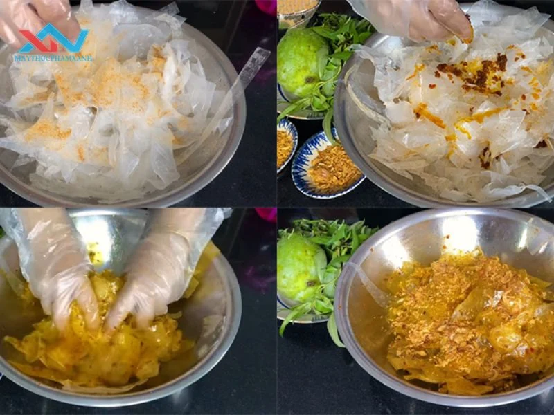 Ứng dụng sa tế trong kinh doanh bánh tráng trộn