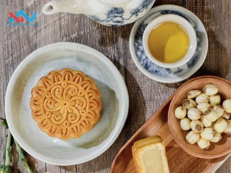 cách sên nhân hạt sen bánh trung thu